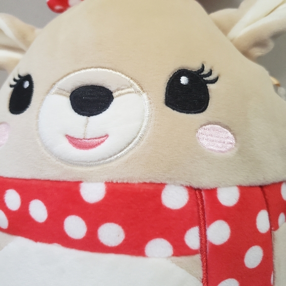 Squishmallows Plush Rudolf Red Nosed Clarice Reindeer Christmas 8" NEW - Picture 4 of 9